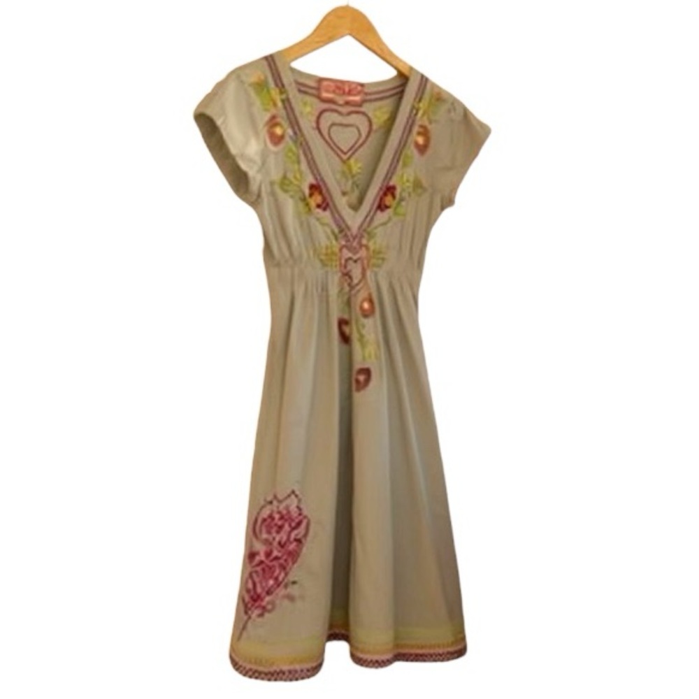 JOHNNY WAS JWLA Boho Embroidered Dress